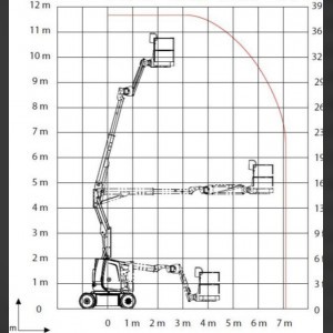 articulating boom lif 12m