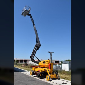 Crawler articulating boom lift 16m / railway-road