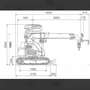 Grue automotrice 9.3m