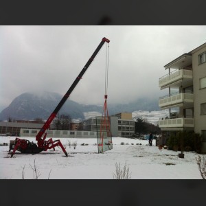 Spider crane 8.8m